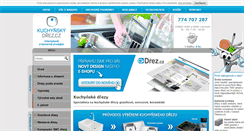 Desktop Screenshot of kuchynsky-drez.cz